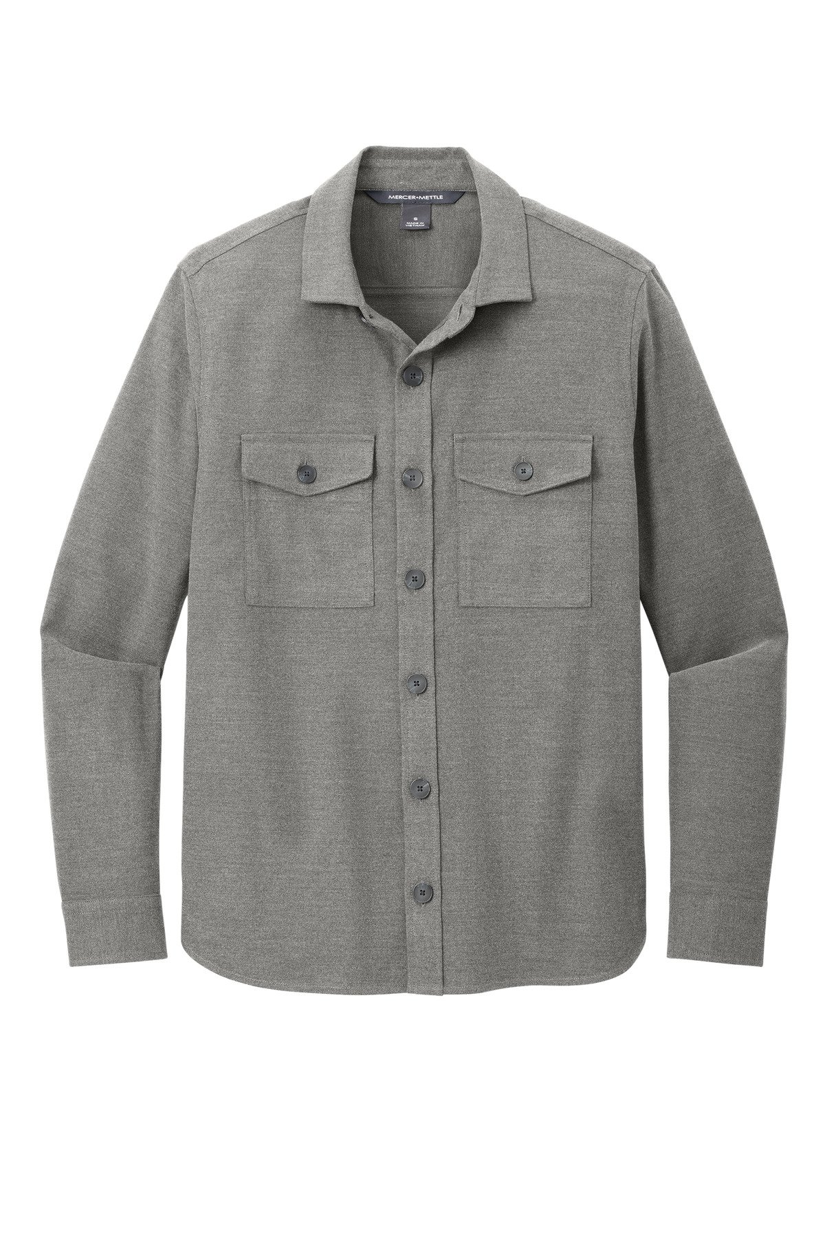 Mercer+Mettle ® Long Sleeve Twill Overshirt MM2020 - Image 3