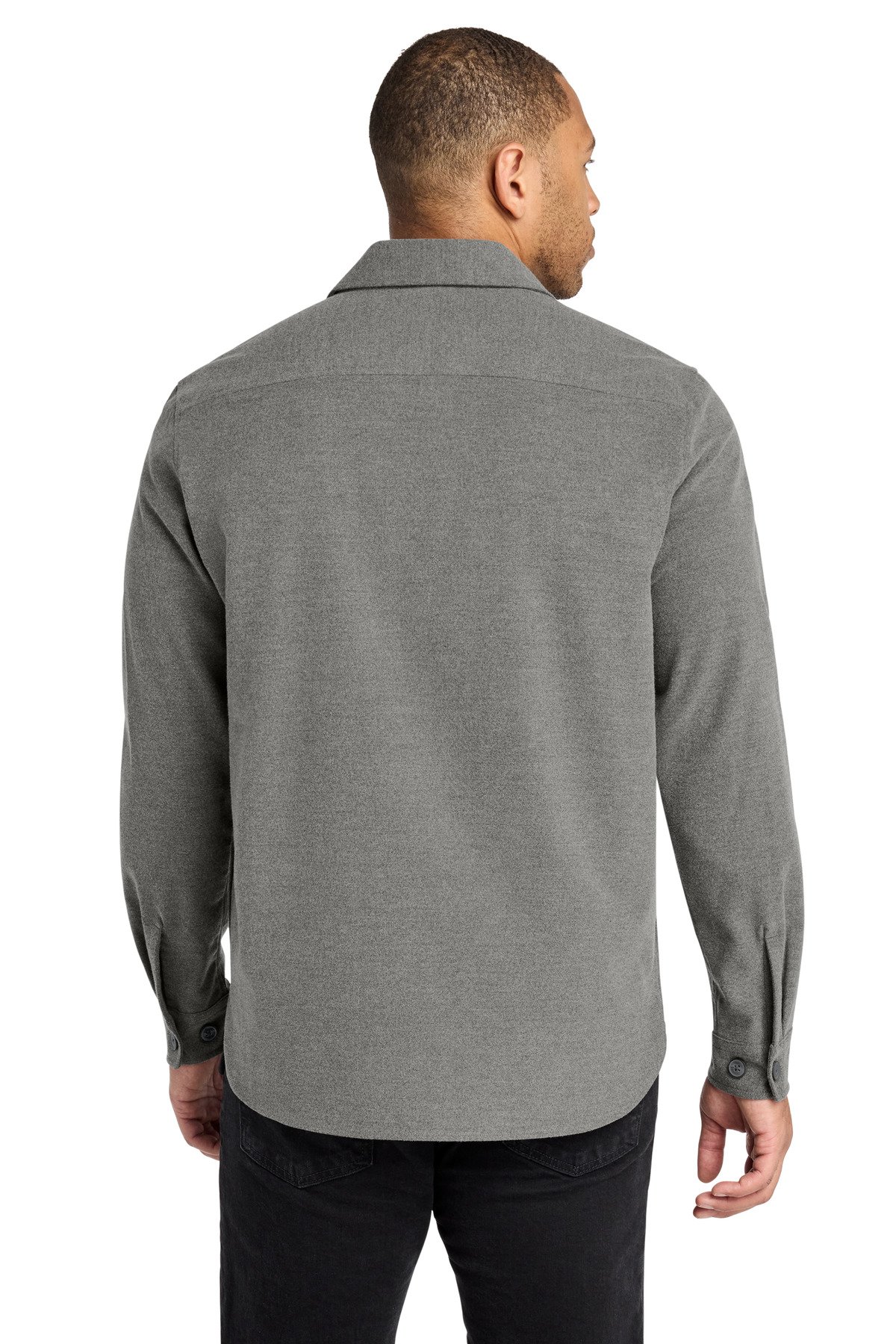 Mercer+Mettle ® Long Sleeve Twill Overshirt MM2020 - Image 2