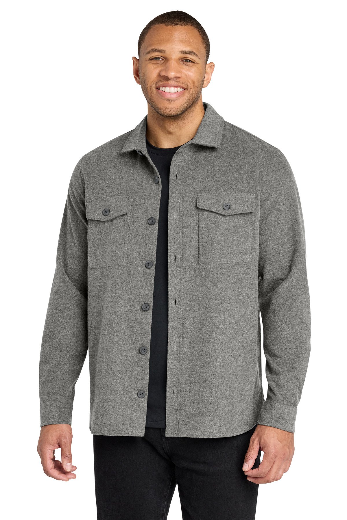 Mercer+Mettle ® Long Sleeve Twill Overshirt MM2020