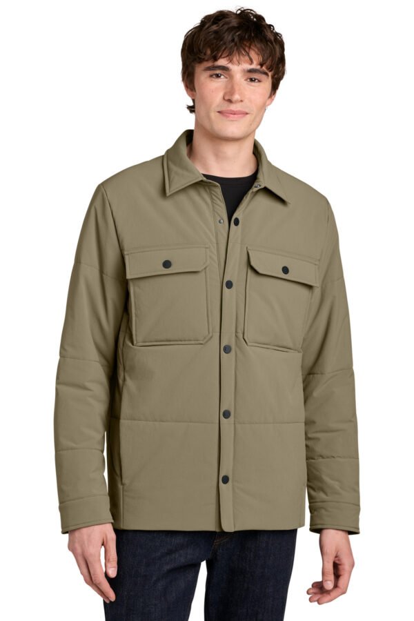 MiiR ® Sashiko Stretch Puffy Shacket MRA444