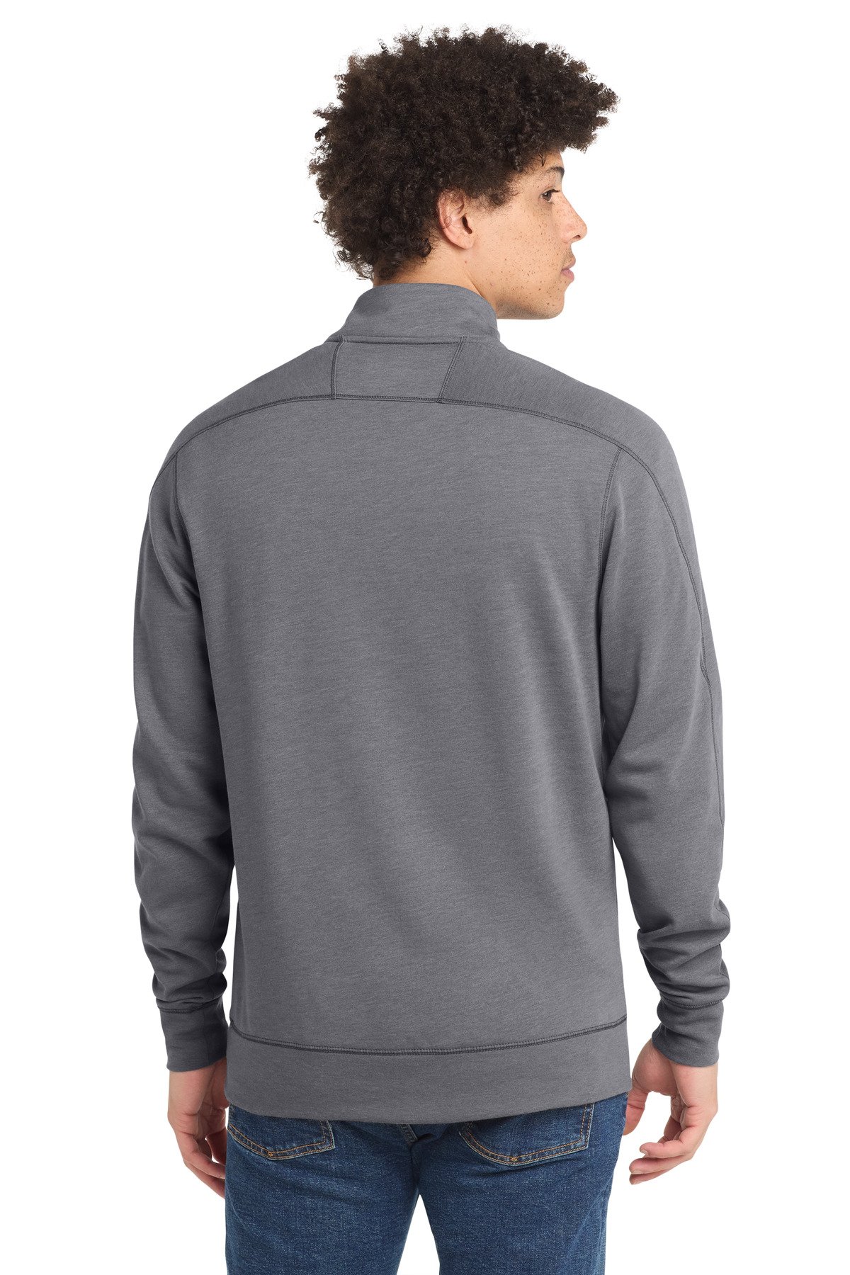 New Era ® Tri-Blend Fleece 1/4-Zip Pullover. NEA512 - Image 2