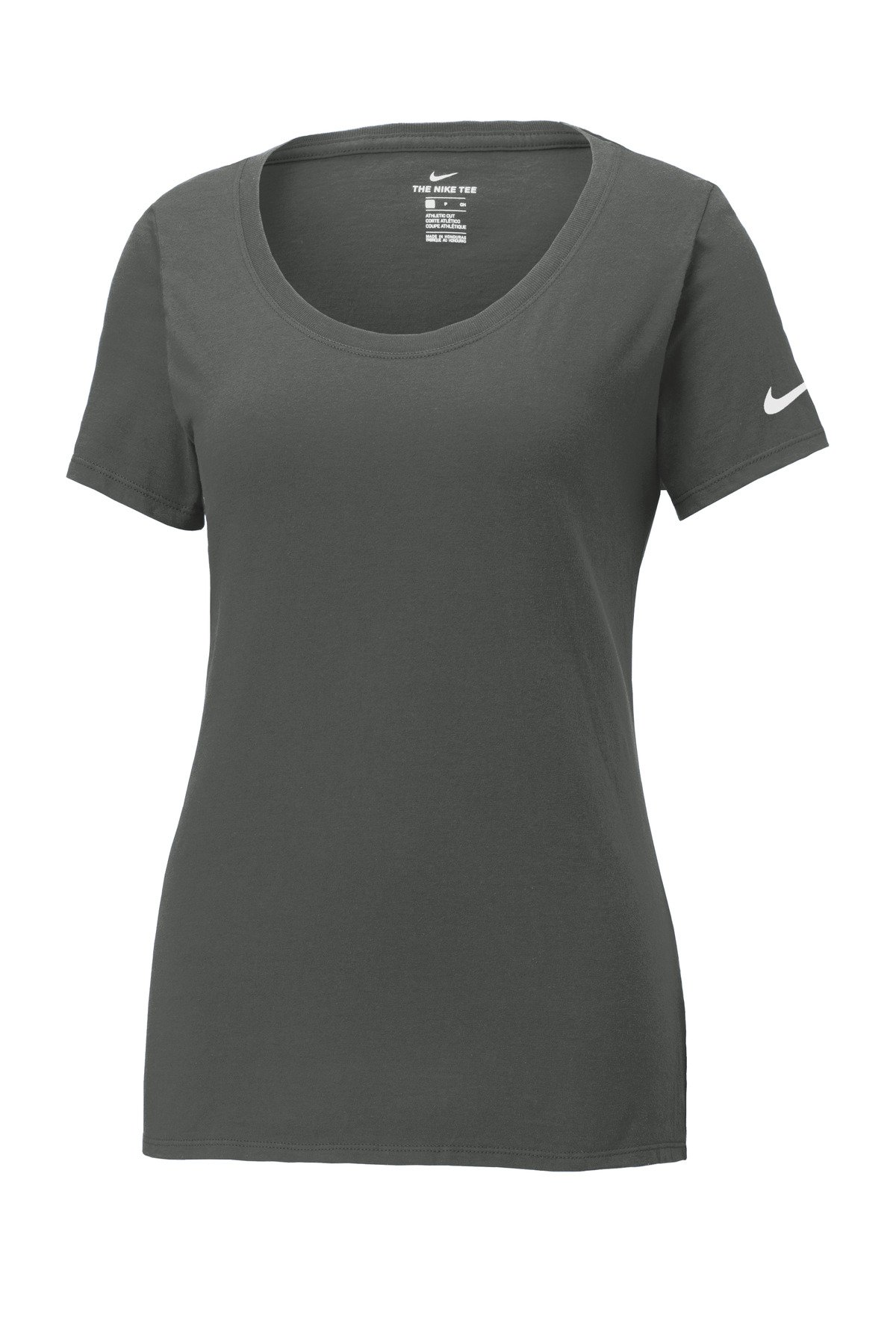 Nike Women's Dri-FIT Cotton/Poly Scoop Neck Tee. NKBQ5234 - Image 3