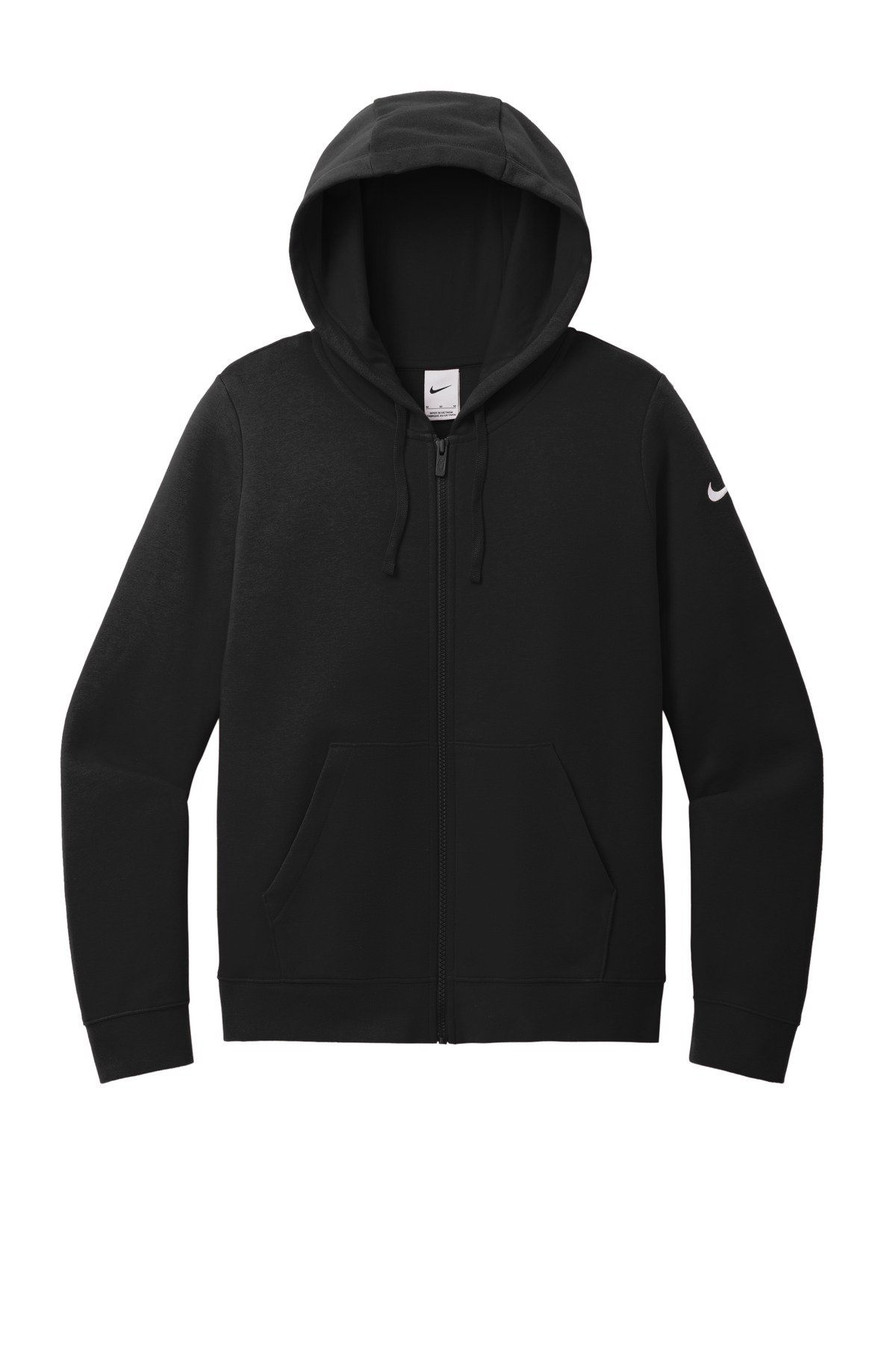 Nike Women's Club Fleece Sleeve Swoosh Full-Zip Hoodie NKFD9890 - Image 3