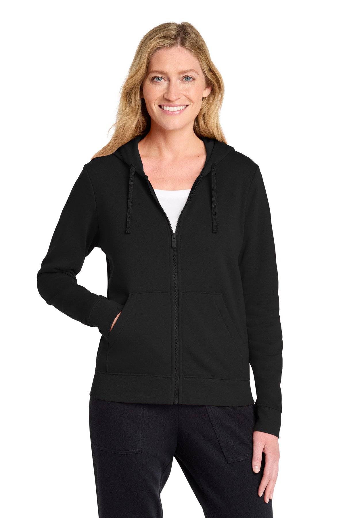 Nike Women's Club Fleece Sleeve Swoosh Full-Zip Hoodie NKFD9890 - Image 5