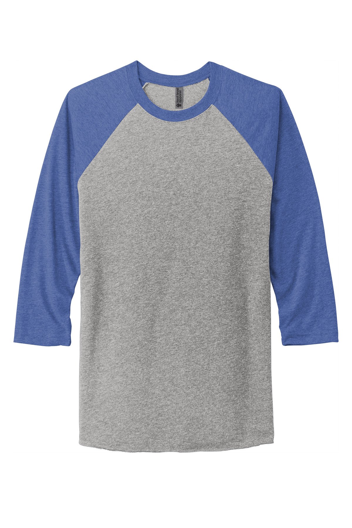 Next Level Apparel ® Adult Tri-Blend 3/4-Sleeve Raglan Tee. NL6051 - Image 3