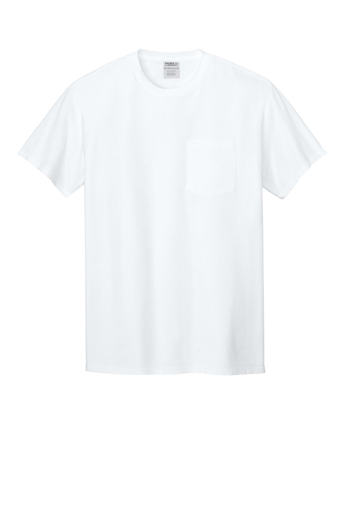Port & Co Beach Wash ® Garment-Dyed Pocket Tee. PC099P - Image 3