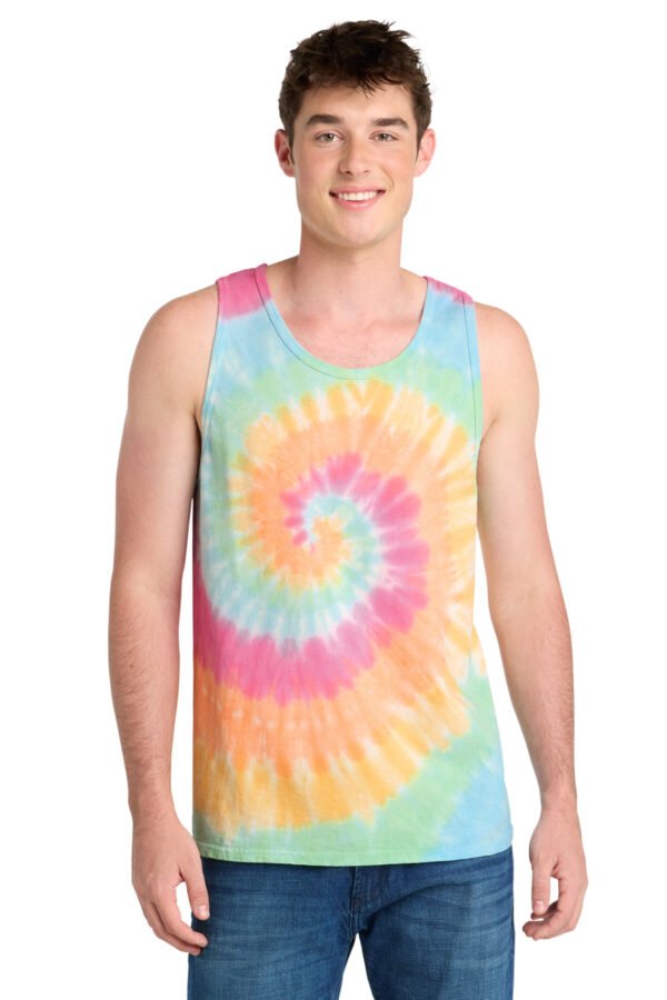 Port & Co   Tie-Dye Tank Top.  PC147TT