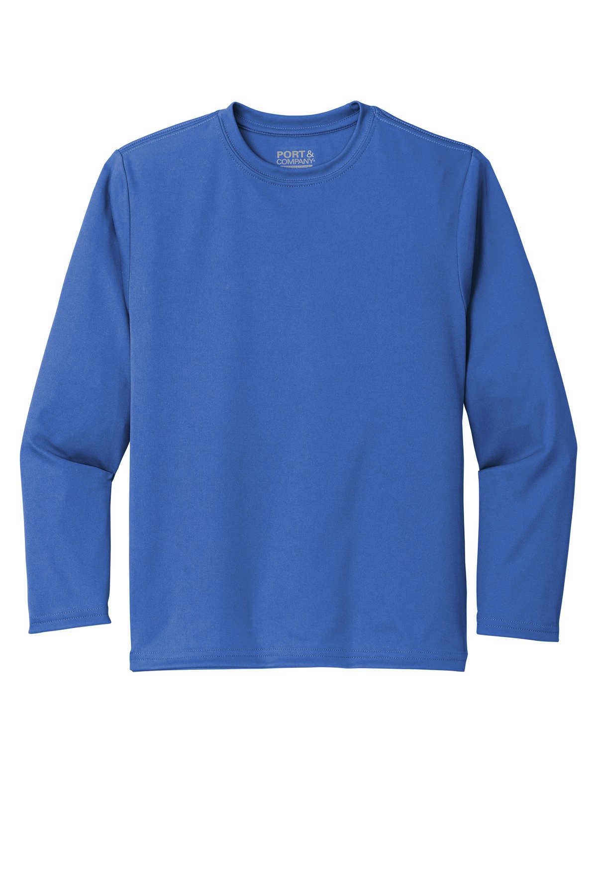 Port & Co Youth Long Sleeve Performance Tee PC380YLS - Image 3