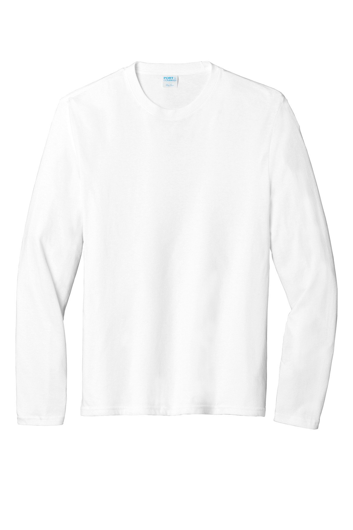 Port & Co Long Sleeve Fan Favorite Blend Tee. PC455LS - Image 3
