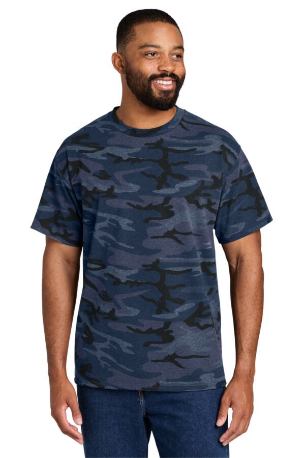 Port & Co Core Cotton Camo Tee. PC54C