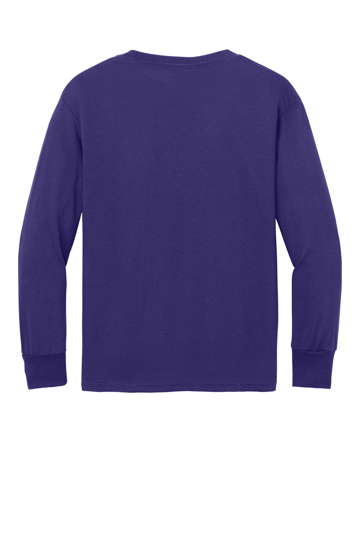 Port & Co Youth Long Sleeve Core Cotton Tee. PC54YLS - Image 4
