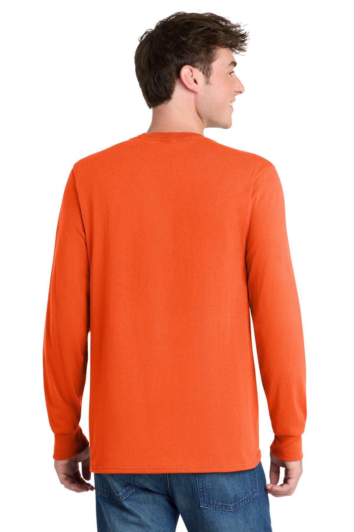 Port & Co Tall Long Sleeve Core Blend Tee. PC55LST - Image 2