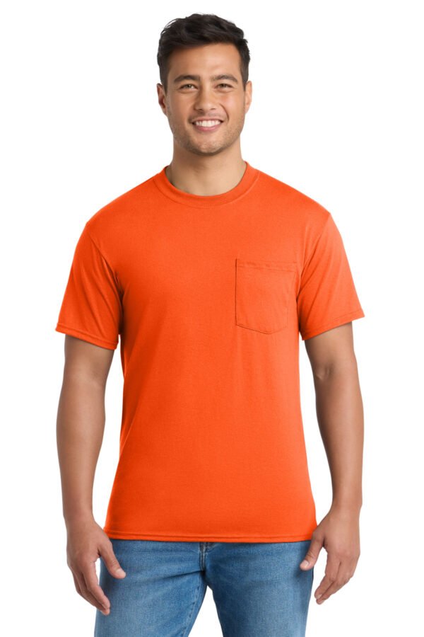 Port & Co   Tall Core Blend Pocket Tee. PC55PT