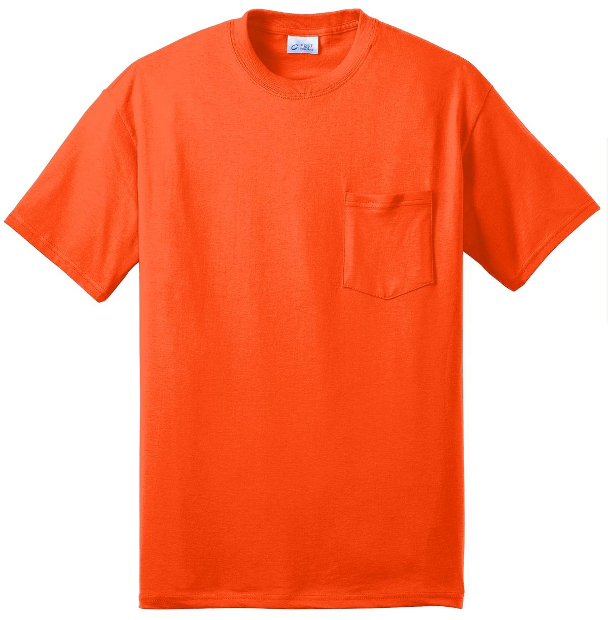 Port & Co Tall Core Blend Pocket Tee. PC55PT - Image 3