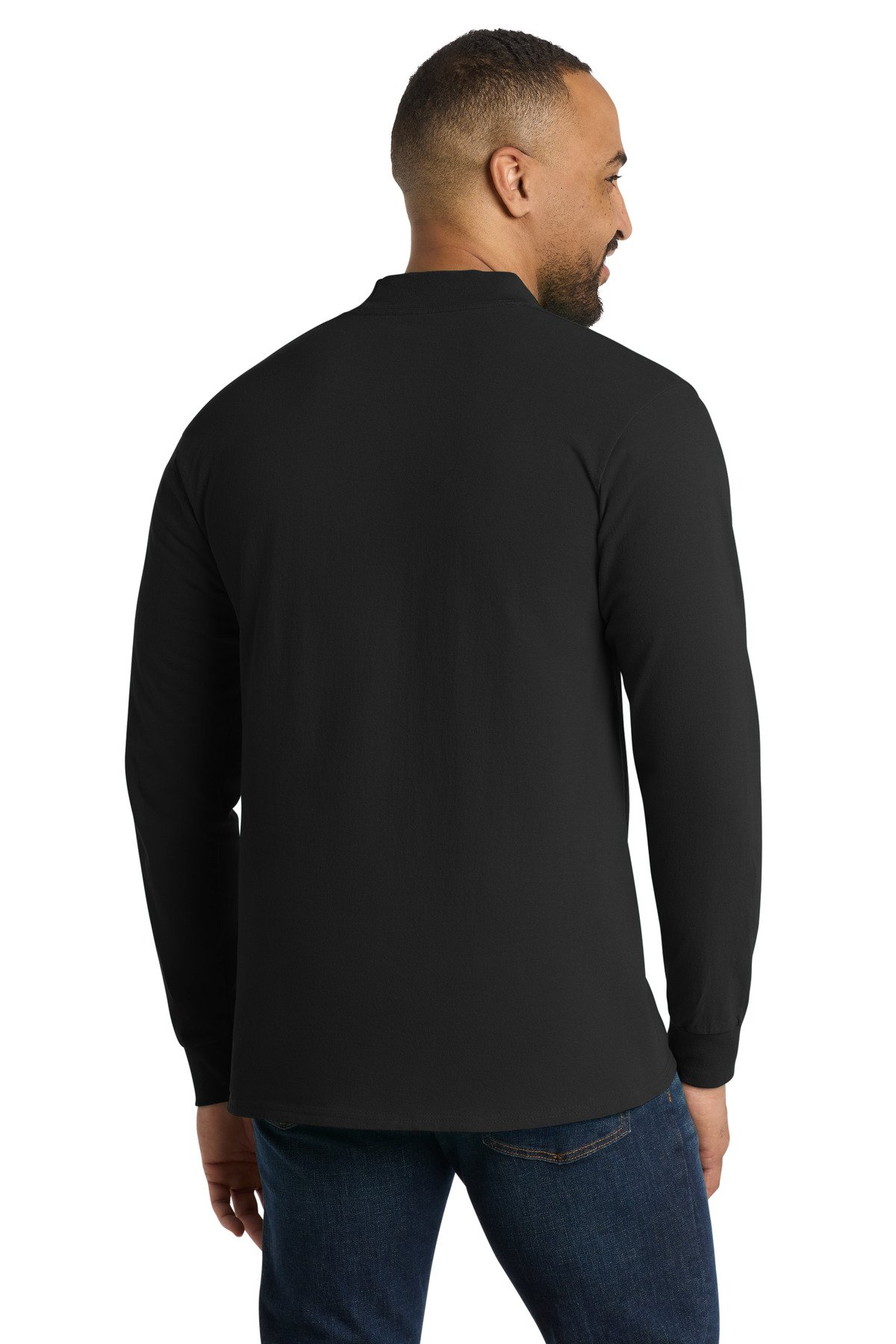 Port & Co Essential Mock Turtleneck. PC61M - Image 2
