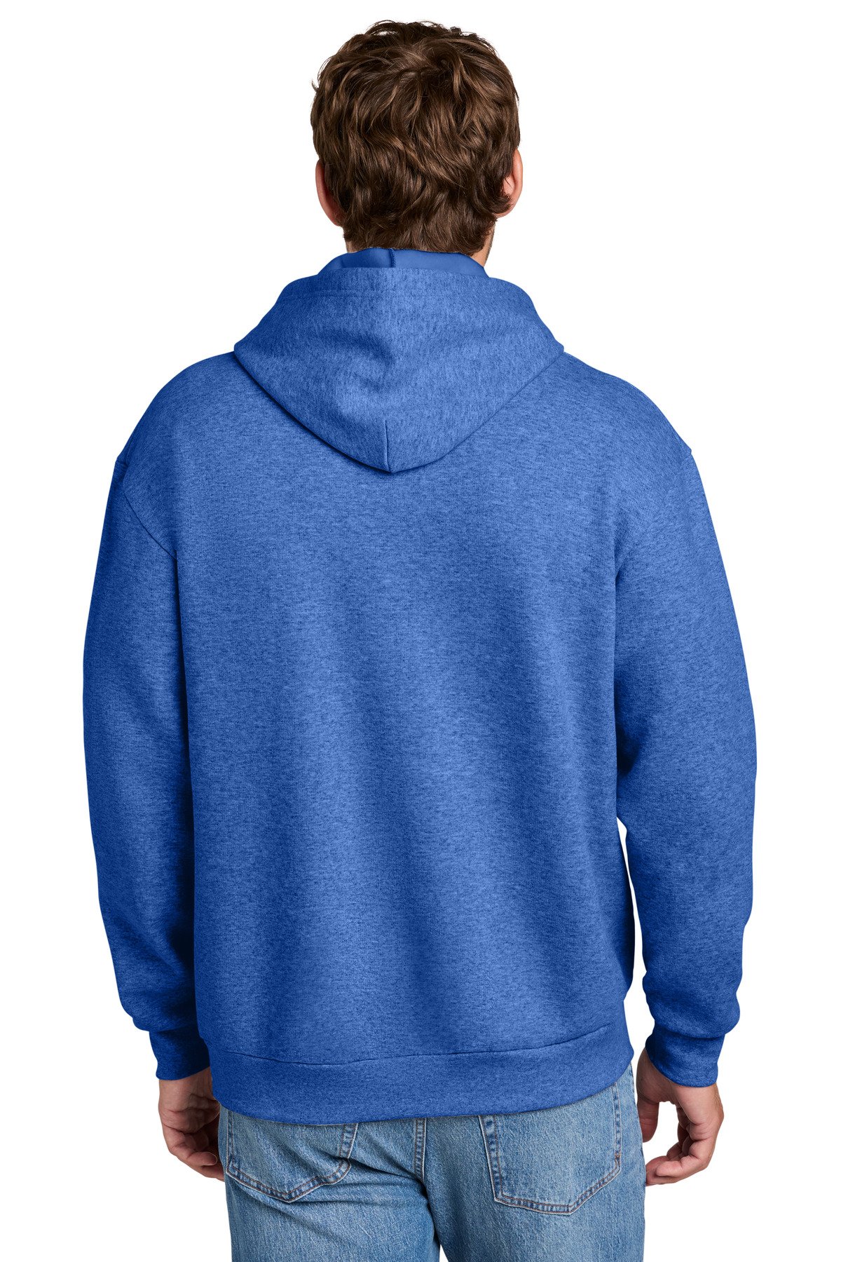 Port & Co Easy Fleece Pullover Hooded Sweatshirt PC68H - Image 2