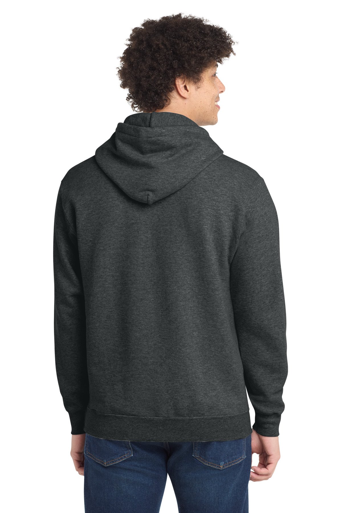 Port & Co Tall Core Fleece Pullover Hooded Sweatshirt PC78HT - Image 2