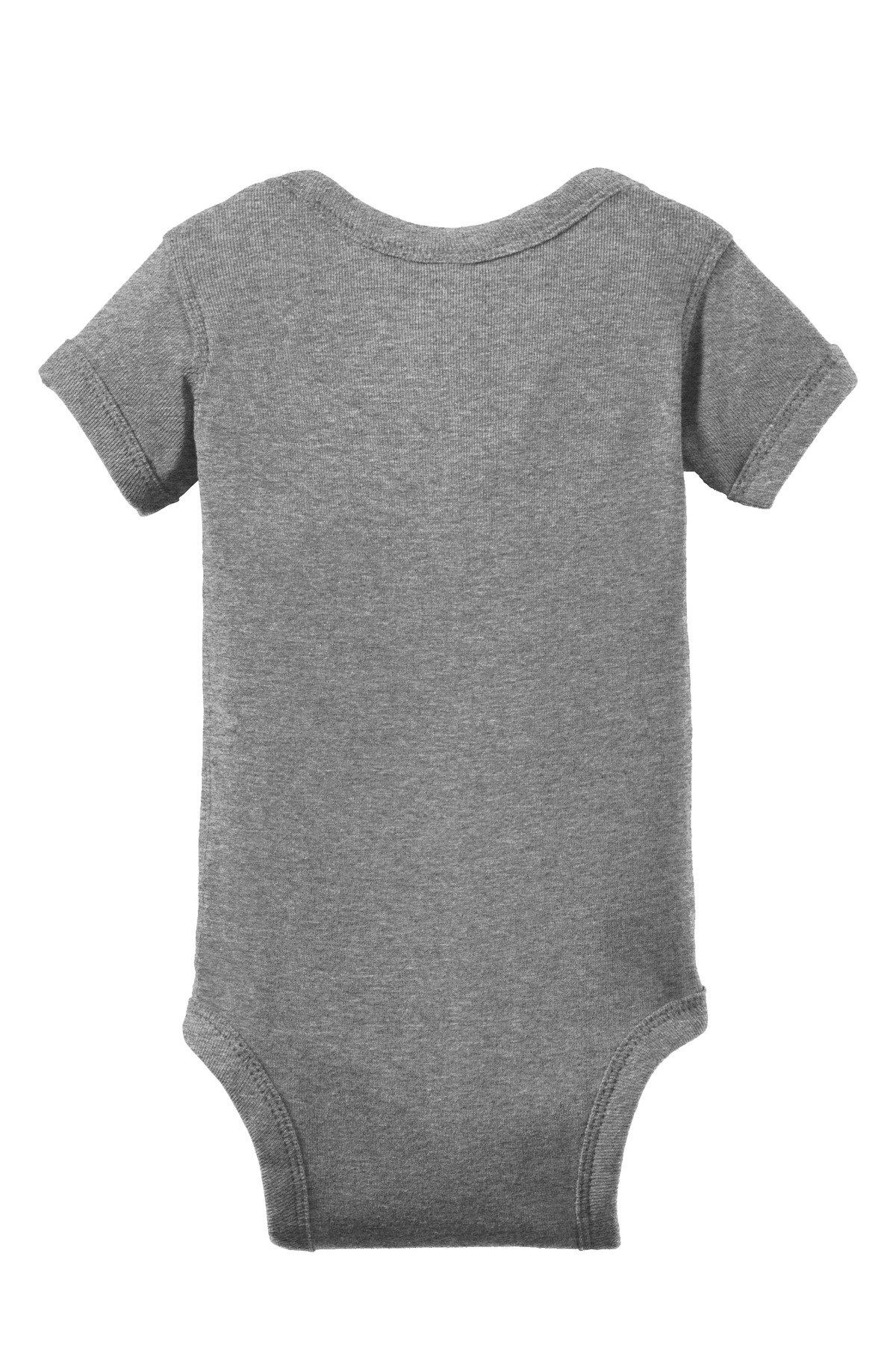 Rabbit Skins Infant Short Sleeve Baby Rib Bodysuit. RS4400 - Image 4