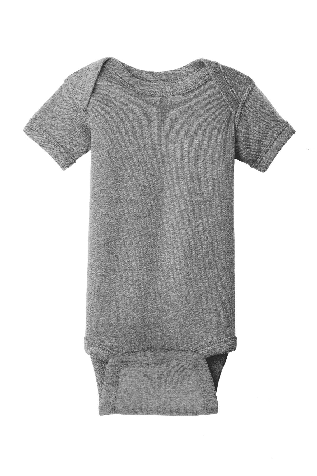 Rabbit Skins Infant Short Sleeve Baby Rib Bodysuit. RS4400 - Image 3