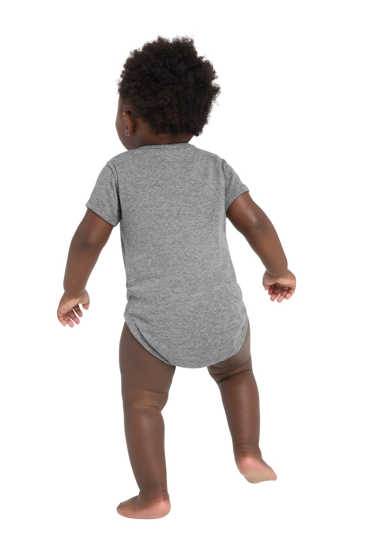 Rabbit Skins Infant Short Sleeve Baby Rib Bodysuit. RS4400 - Image 2
