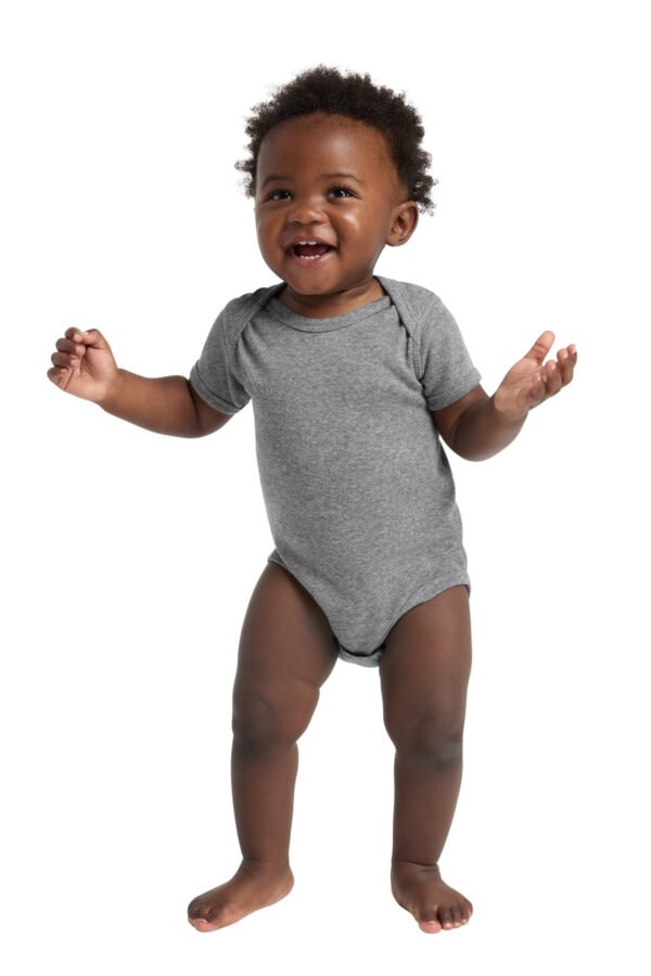 Rabbit Skins   Infant Short Sleeve Baby Rib Bodysuit. RS4400