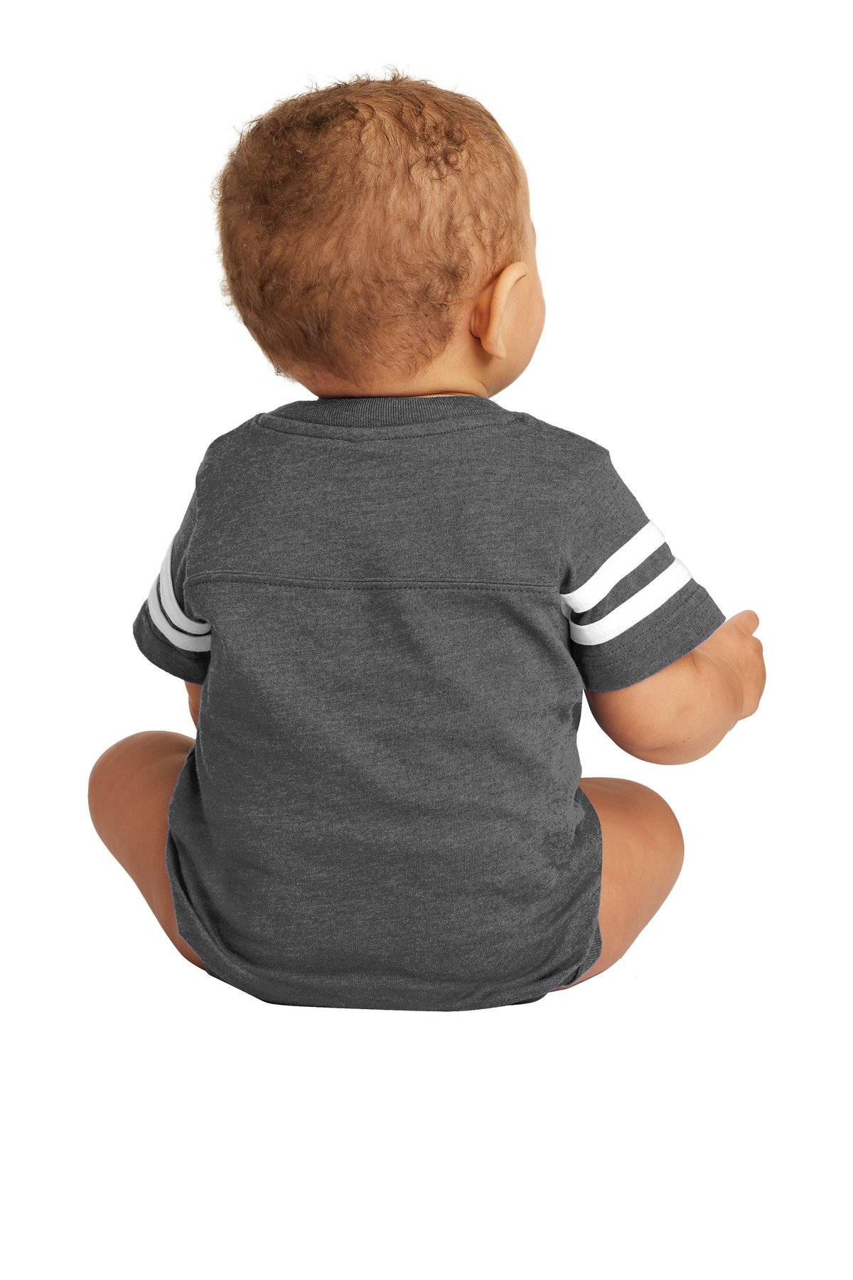 Rabbit Skins Infant Football Fine Jersey Bodysuit. RS4437 - Image 2