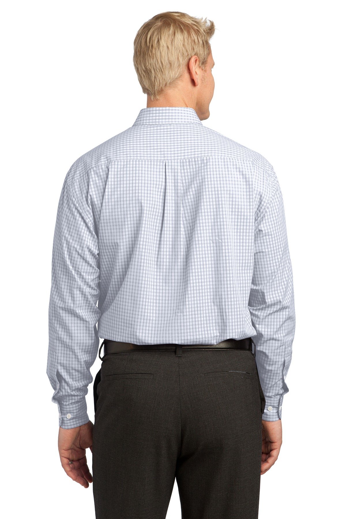 Port Authority ® Plaid Pattern Easy Care Shirt. S639 - Image 2