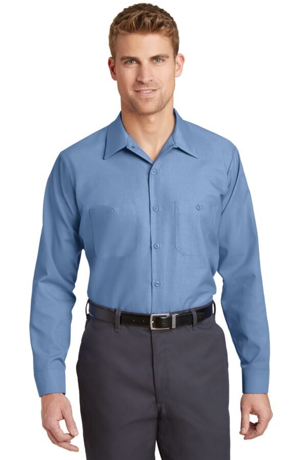 Red Kap ® Long Size, Long Sleeve Industrial Work Shirt. SP14LONG