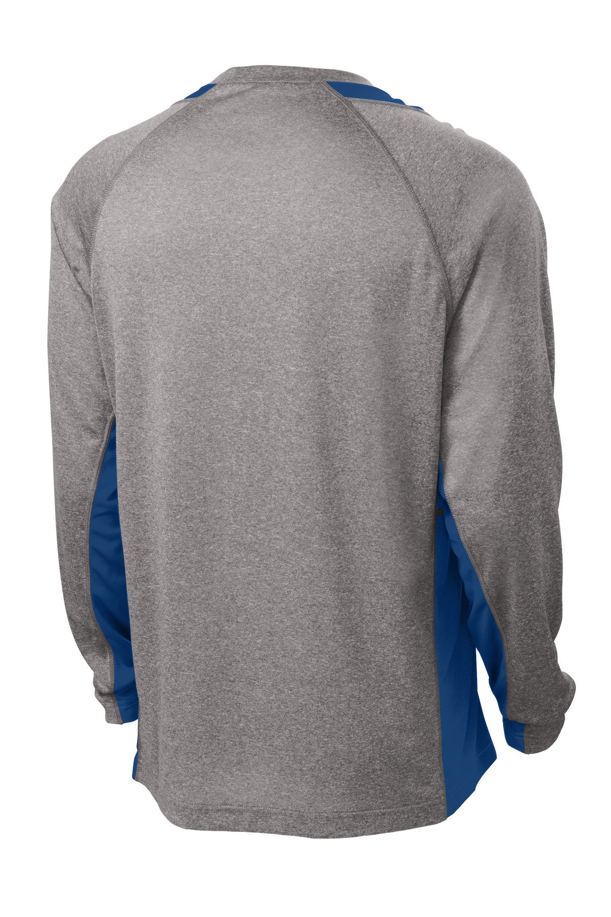 Sport-Tek ®  Long Sleeve Heather Colorblock Contender   Tee. ST361LS - Image 4