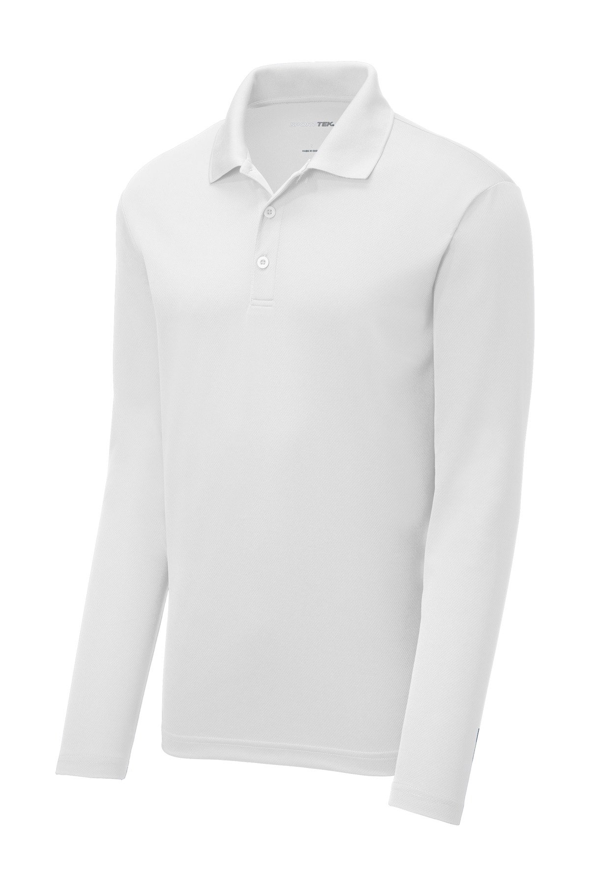 Sport-Tek ® PosiCharge ® RacerMesh ® Long Sleeve Polo. ST640LS - Image 3