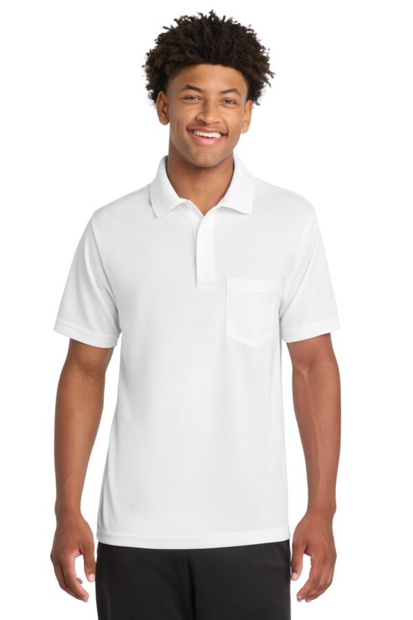 Sport-Tek  ®  PosiCharge  ®  RacerMesh  ®  Pocket Polo. ST640P