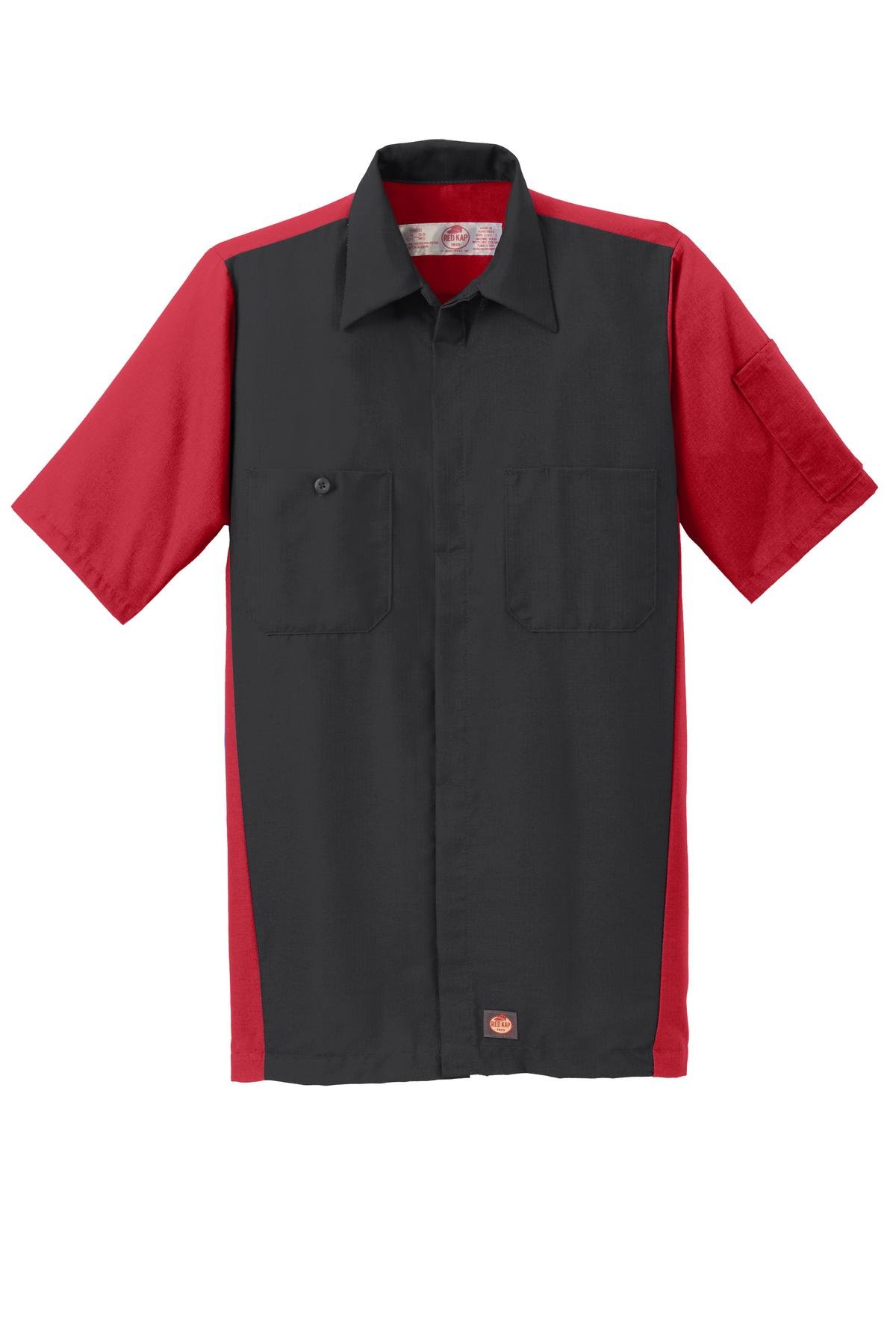Red Kap ® Short Sleeve Ripstop Crew Shirt. SY20 - Image 3