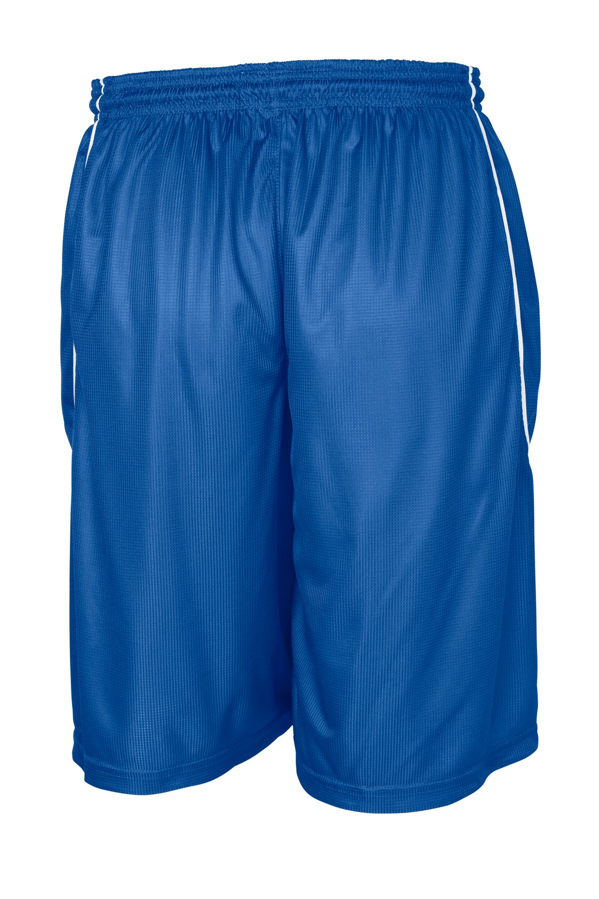 DISCONTINUED Sport-Tek ® Youth PosiCharge ® Mesh Reversible Spliced Short. YT565 - Image 4