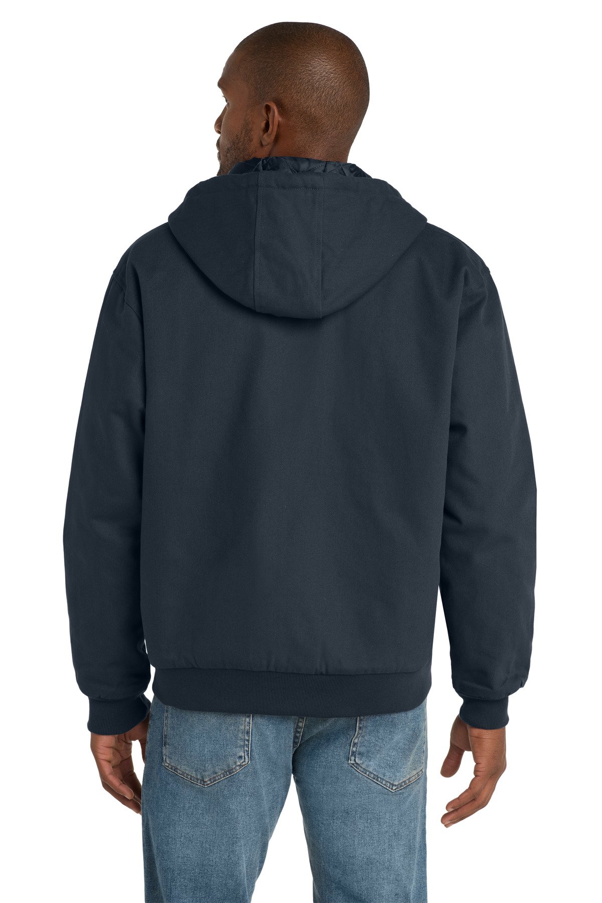 CornerStone ® Tall Duck Cloth Hooded Work Jacket. TLJ763H - Image 2