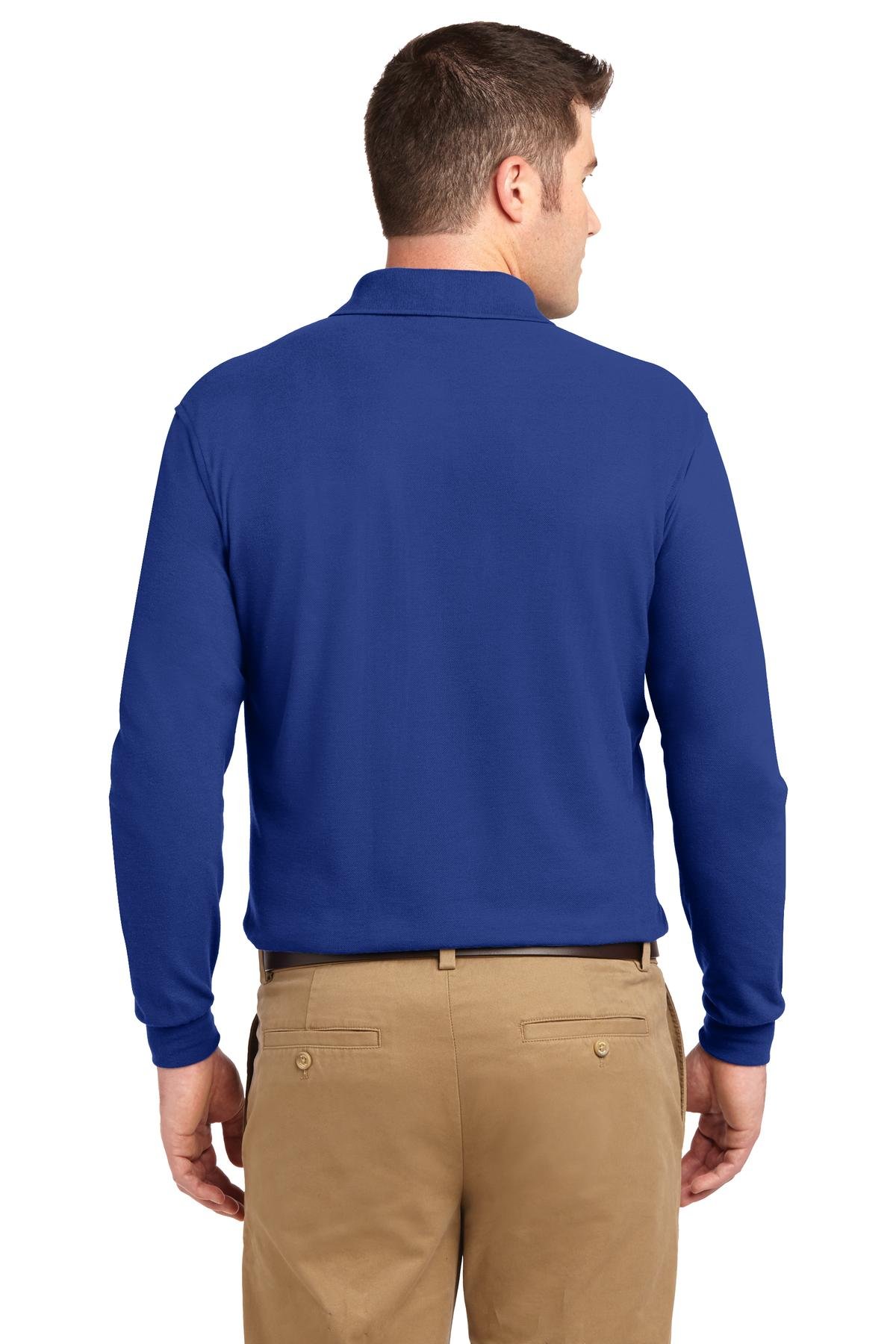 Port Authority ® Tall Silk Touch Long Sleeve Polo. TLK500LS - Image 2
