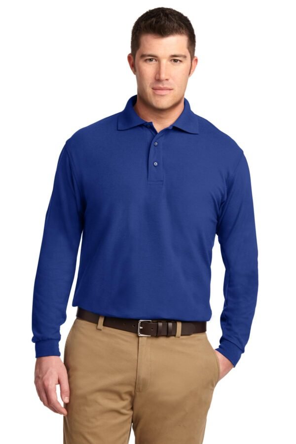 Port Authority ® Tall Silk Touch Long Sleeve Polo. TLK500LS