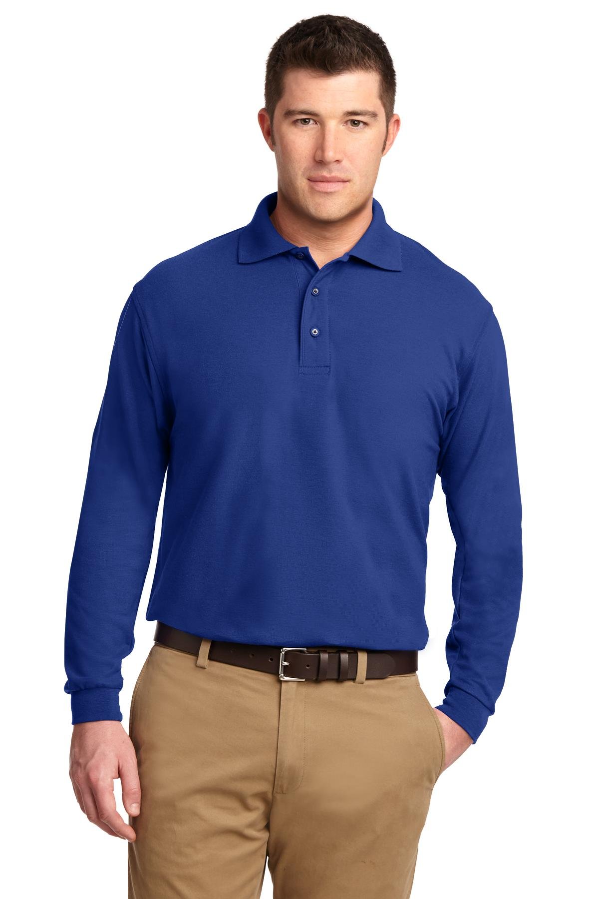 Port Authority ® Tall Silk Touch Long Sleeve Polo. TLK500LS