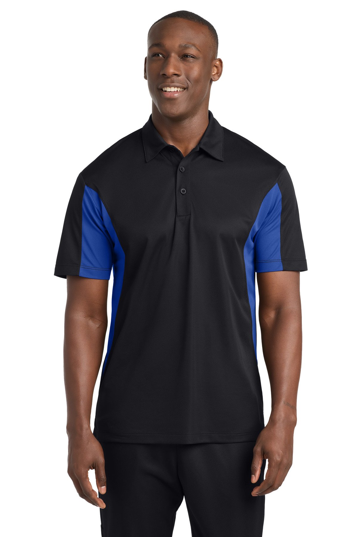 Sport-Tek ® Tall Side Blocked Micropique Sport-Wick ® Polo. TST655