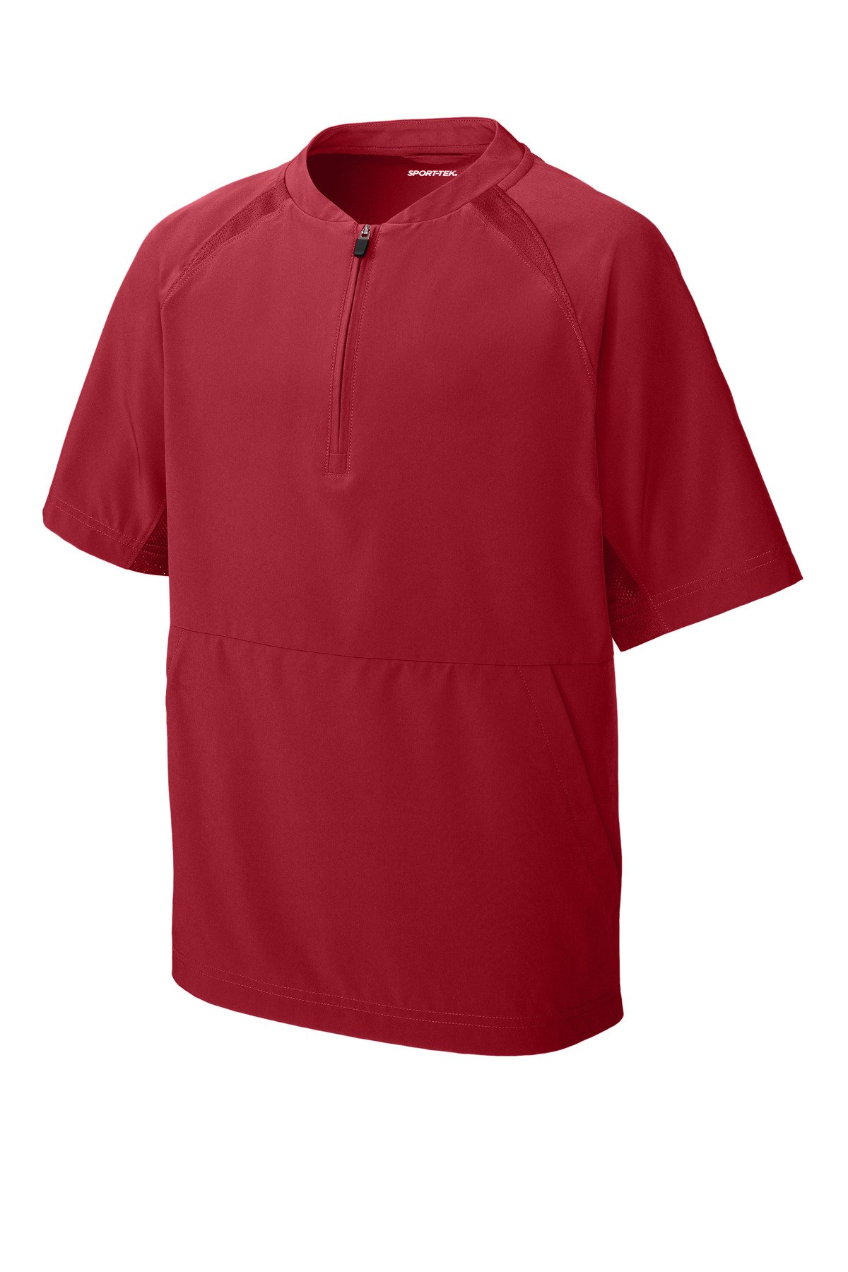 Sport-Tek ® Youth Repeat 1/2-Zip Short Sleeve Jacket YJST489 - Image 3