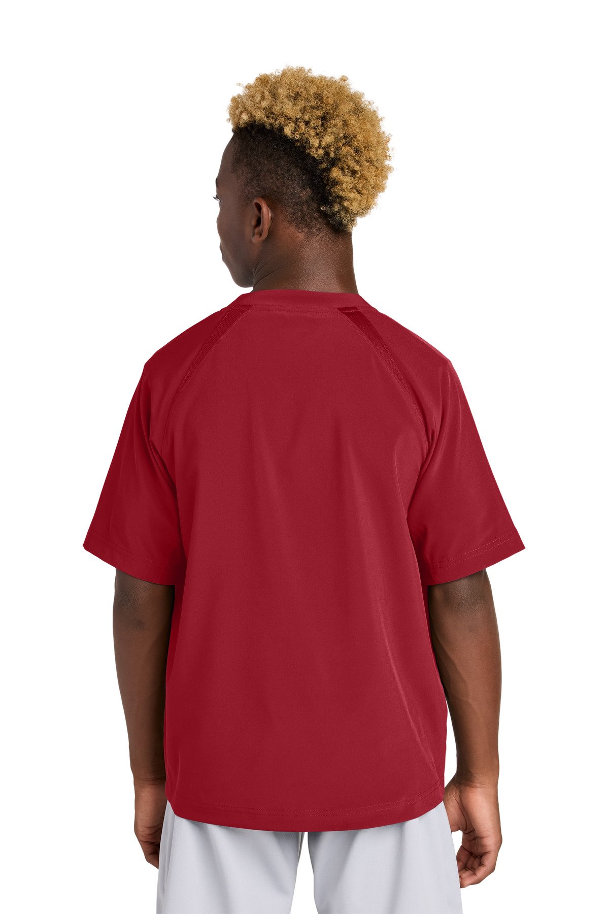 Sport-Tek ® Youth Repeat 1/2-Zip Short Sleeve Jacket YJST489 - Image 2
