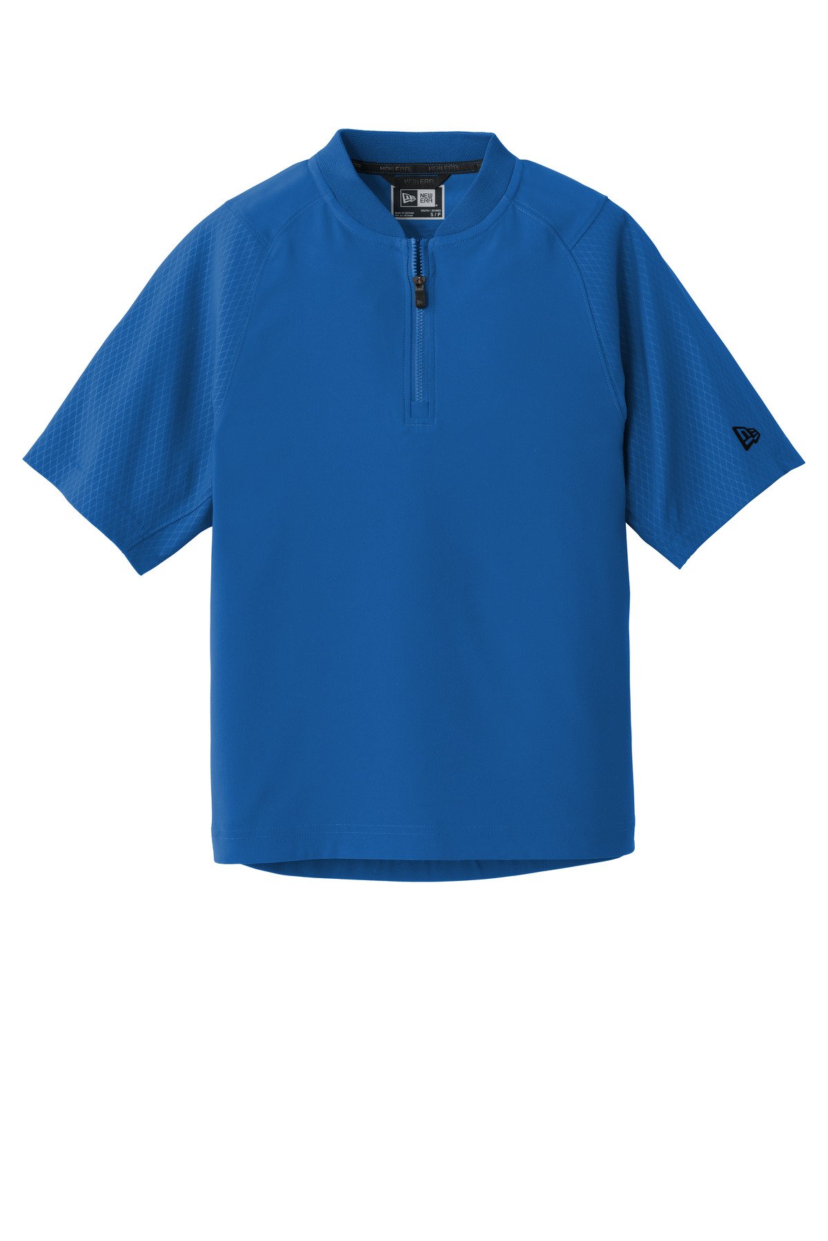 DISCONTINUED New Era ® Youth Cage Short Sleeve 1/4-Zip Jacket. YNEA600 - Image 3
