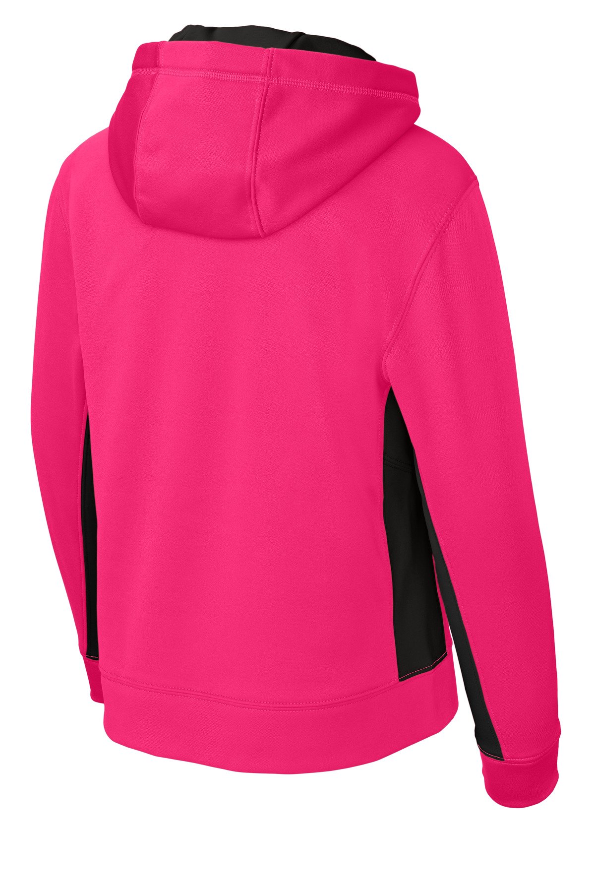Sport-Tek ® Youth Sport-Wick ® Fleece Colorblock Hooded Pullover. YST235 - Image 4