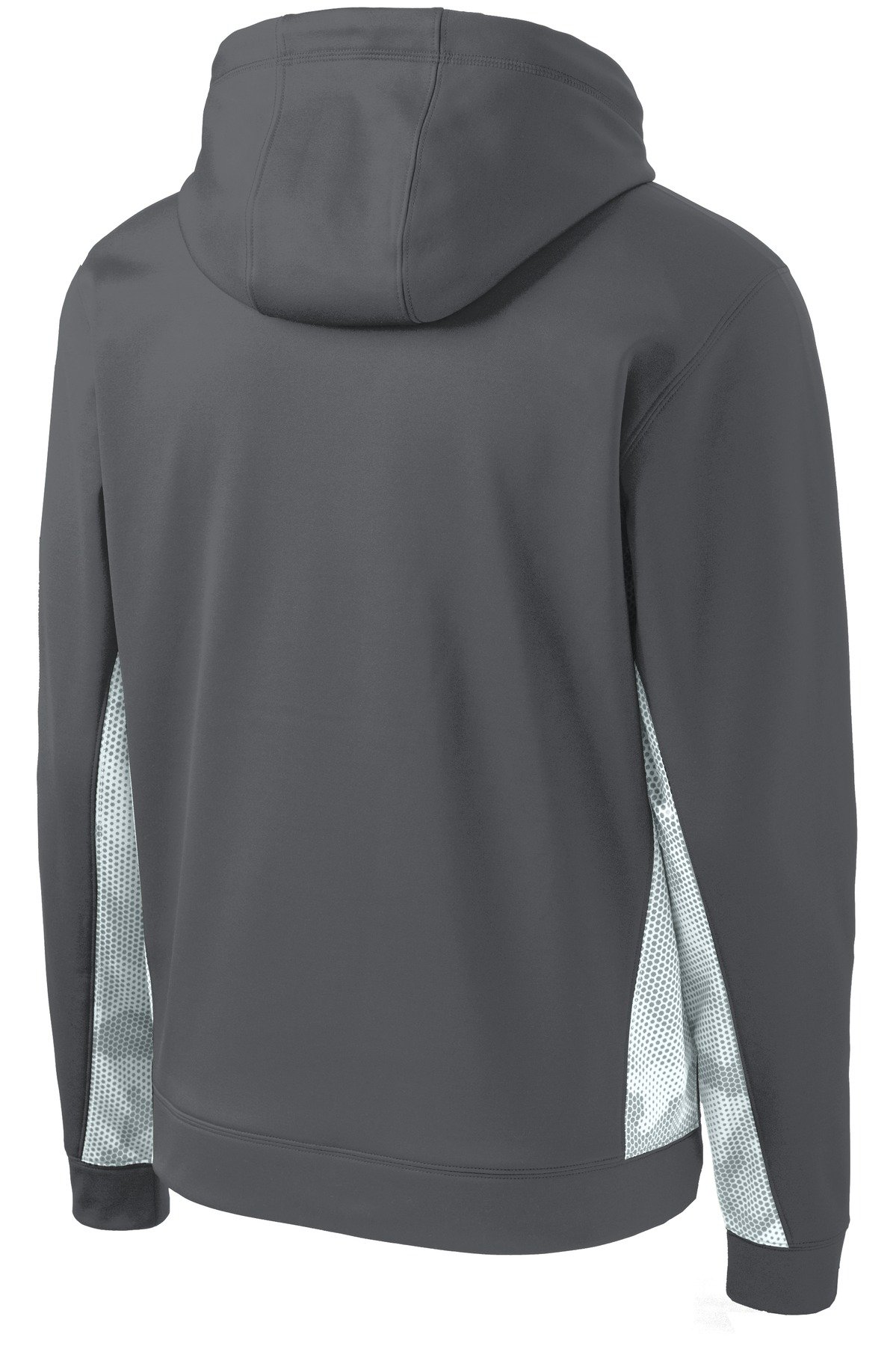 Sport-Tek ® Youth Sport-Wick ® CamoHex Fleece Colorblock Hooded Pullover. YST239 - Image 4