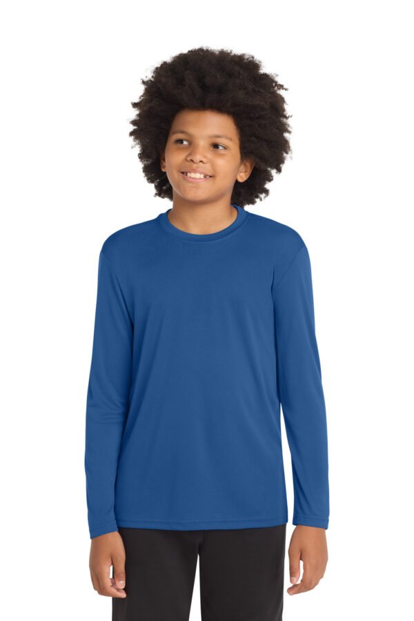 Sport-Tek ®  Youth Long Sleeve PosiCharge ®  Competitor Tee. YST350LS