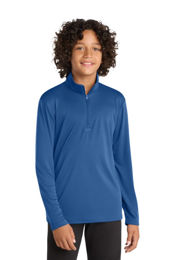 Sport-Tek  ®  Youth PosiCharge  ®  Competitor    1/4-Zip Pullover. YST357