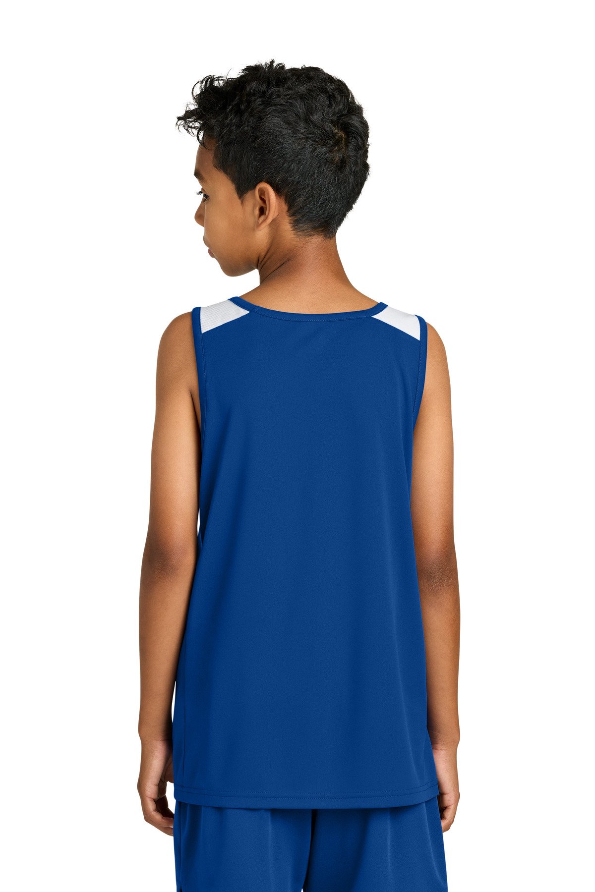 Sport-Tek ® Youth Club Track Tank YST446 - Image 2