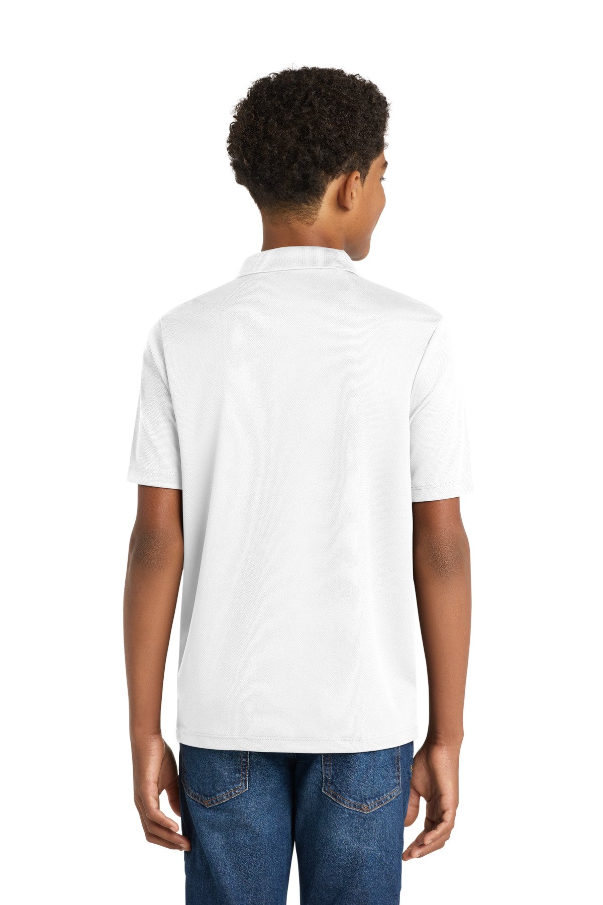 Sport-Tek ® Youth PosiCharge ® RacerMesh ® Polo. YST640 - Image 2