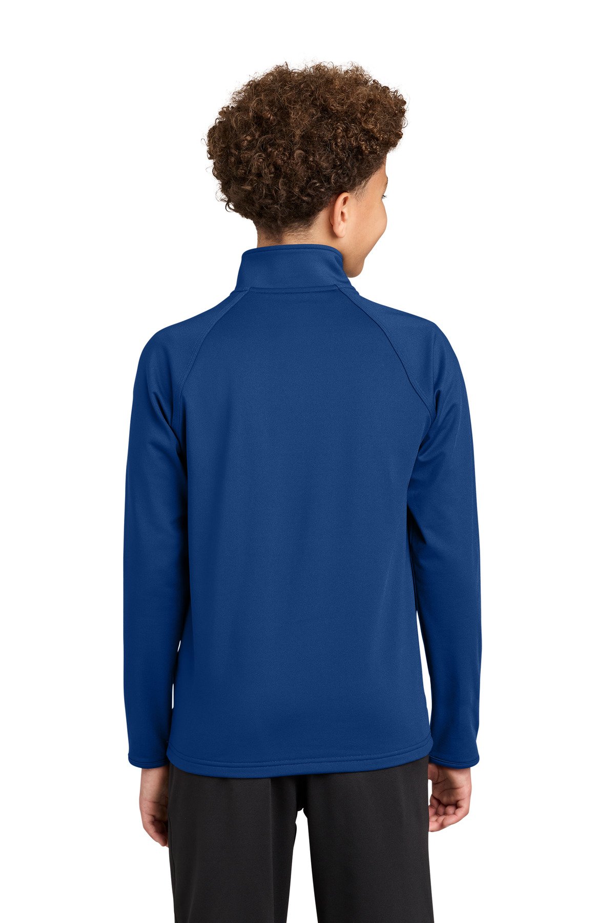 Sport-Tek ® Youth Sport-Wick ® Stretch 1/4-Zip Pullover YST850 - Image 2