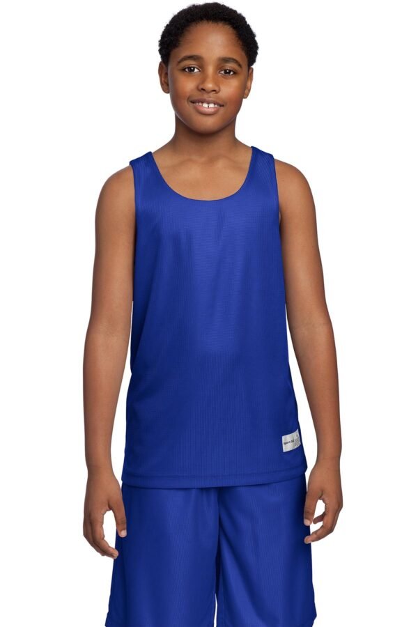 DISCONTINUED  Sport-Tek ®  Youth PosiCharge ®  Mesh Reversible Tank. YT550