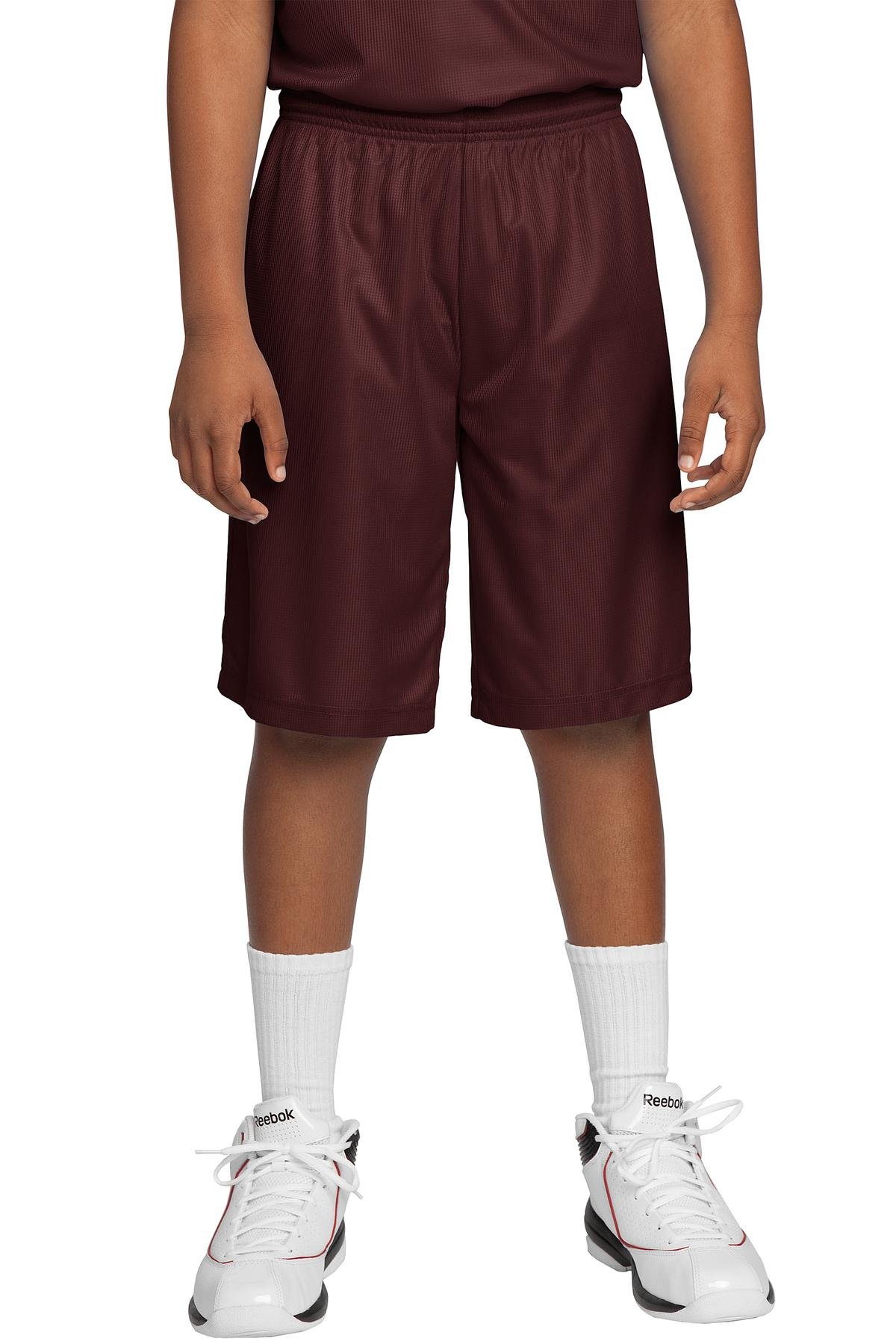 DISCONTINUED Sport-Tek ® Youth PosiCharge ® Mesh Reversible Short. YT560